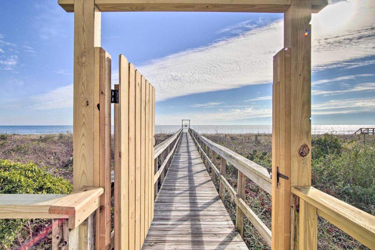 Ocean-View Condo With Deck, Steps To Carolina Beach! Екстериор снимка