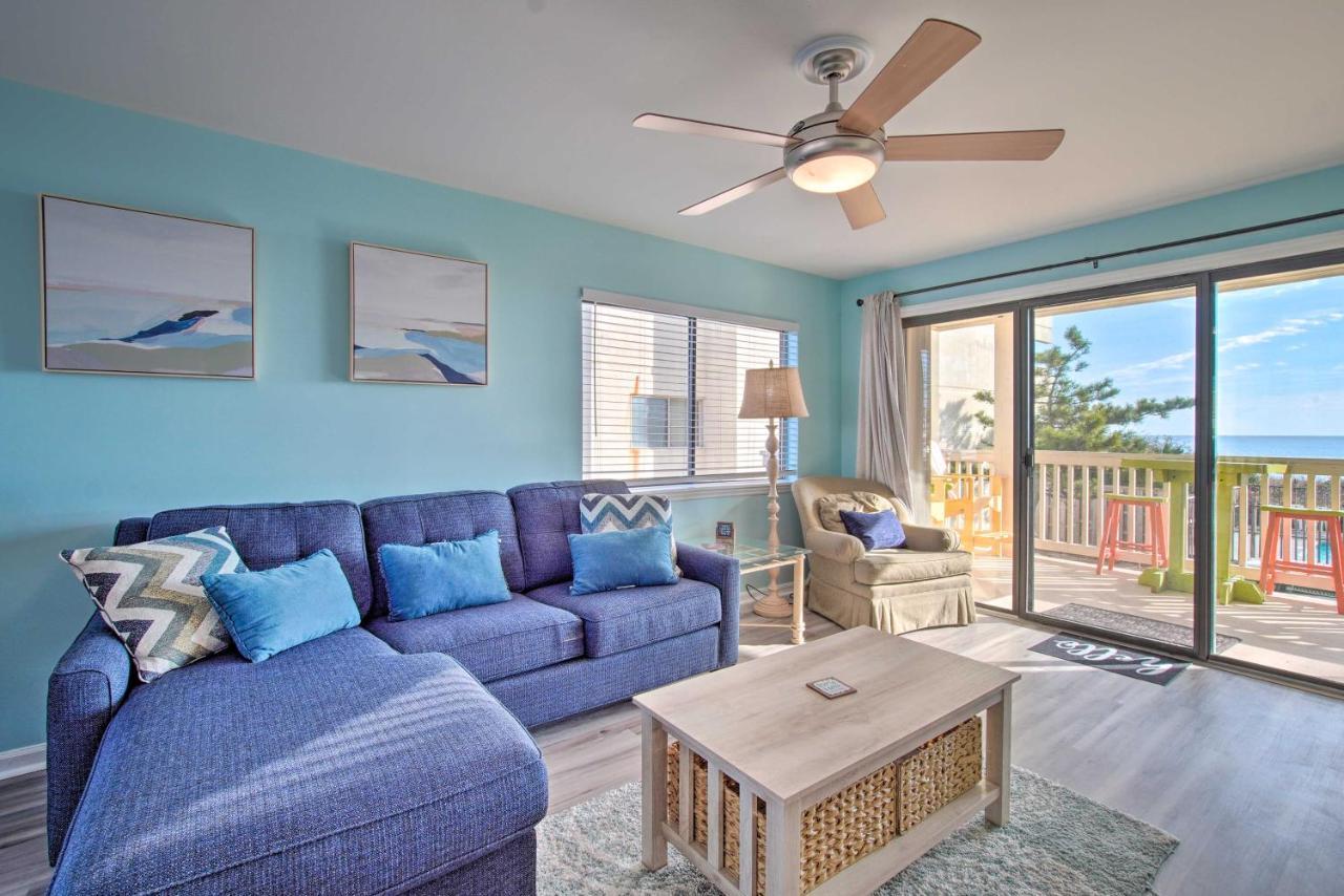 Ocean-View Condo With Deck, Steps To Carolina Beach! Екстериор снимка