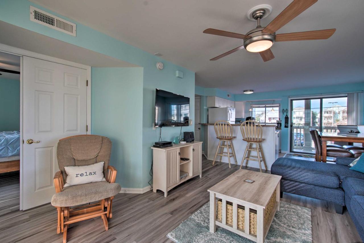 Ocean-View Condo With Deck, Steps To Carolina Beach! Екстериор снимка