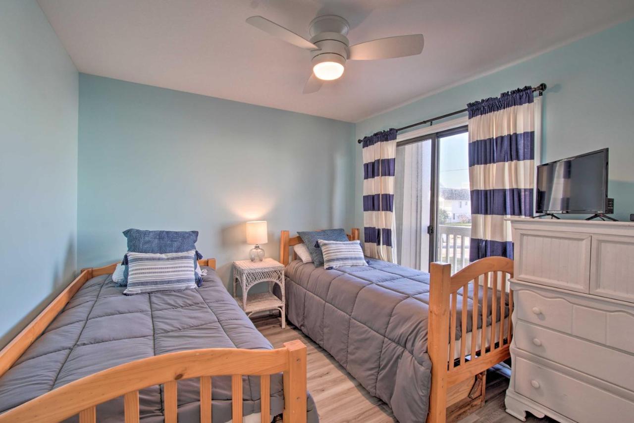Ocean-View Condo With Deck, Steps To Carolina Beach! Екстериор снимка